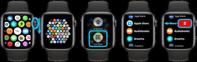 如何一次性查看所有的 Apple Watch 应用？