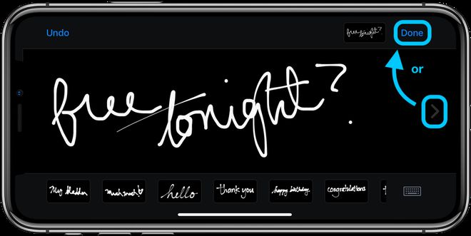 iPhone 教程：如何发送手写的 iMessage 信息？