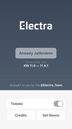 iOS 11 越狱工具 Electra 停止更新，兼容机型依旧可用