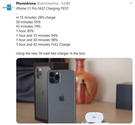苹果iPhone 11 Pro充电快吗？iPhone 11 Pro充满电要多久？