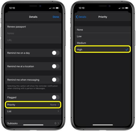 iOS 13 教程：如何在 iPhone 上修改「提醒事项」的提醒优先级？