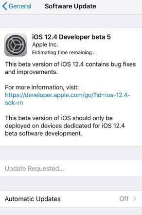 iOS12.4 Beta 5更新了什么内容？附iOS12.4 Beta 5升降级教程