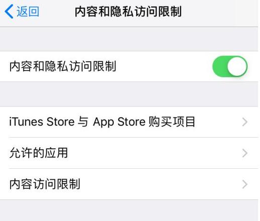 iOS 12 如何解除访问限制？