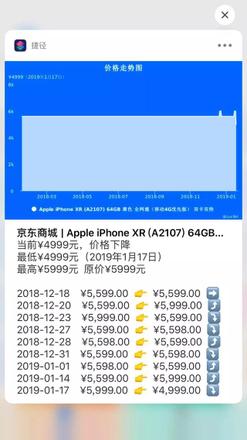 iPhone 捷径工具：快速查询网购商品历史最低价