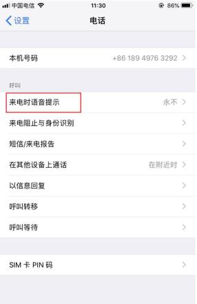 iPhone手机怎样设置可以自动说出来电人姓名？