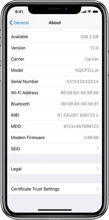 最全汇总：查看iPhone XS/XS Max的序列号或IMEI码的多种方式