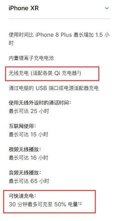 iPhone XR怎么样？支持快充吗？