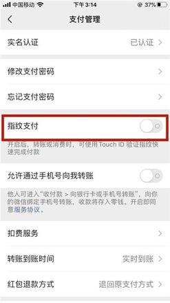 微信指纹支付在哪设置(3)