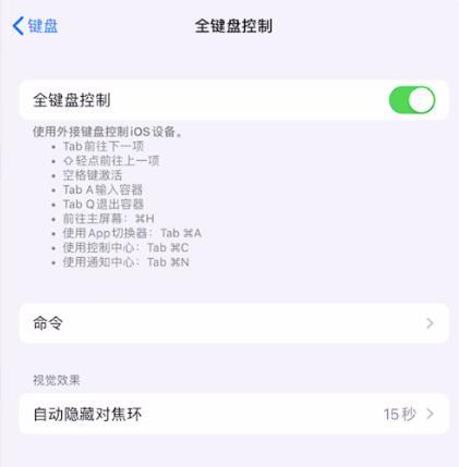 ios16键盘方块详细介绍