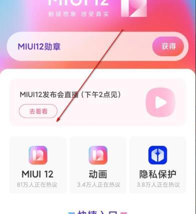 miui12内测申请方法