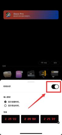dazz相机去除日期教程