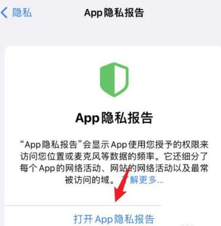 iPhone 13 Pro Max隐私报告在哪里查看  iPhone打开隐私报告方法