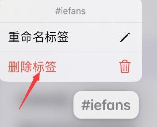 苹果手机备忘录怎么清除标签 苹果手机备忘录清除标签教程