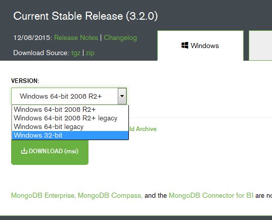 Mongodb数据库学习之windows7系统下mongodb的安装截图1