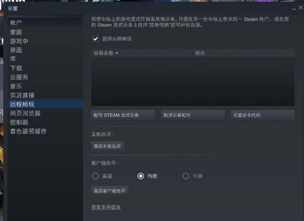 steam远程畅玩怎么用