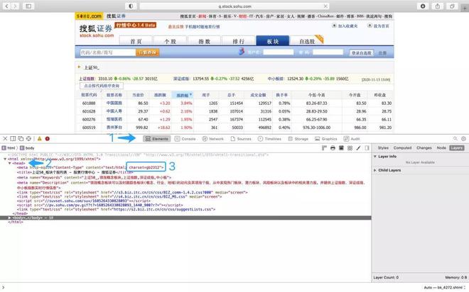 Python爬虫爬取搜狐证券股票数据