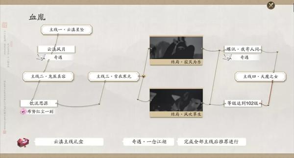 天涯明月刀手游血胤主线攻略 血胤全结局图文攻略[多图]图片1