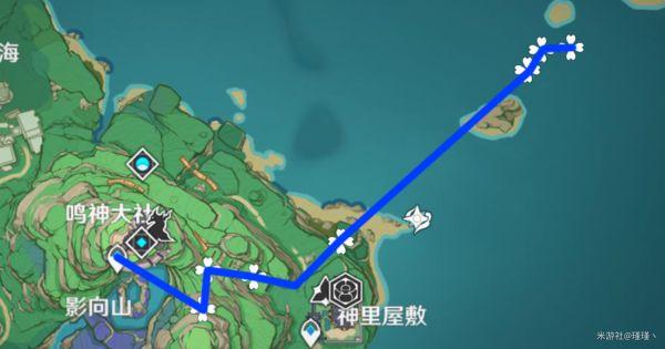 《原神攻略》2.6版鬼兜蟲快速收集路線