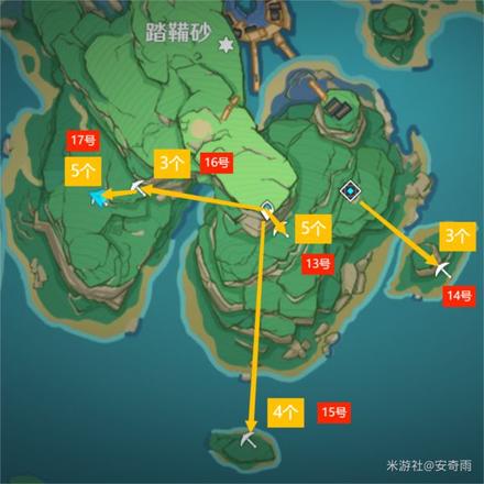 《原神攻略》2.6版紫晶石採集路線分享