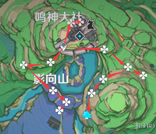 《原神攻略》鳴草哪裡多？稻妻鳴草採集路線推薦