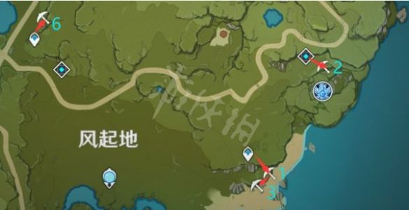 《原神攻略》黑鐵礦如何快速採集？2.6版本黑鐵礦採集路線推薦