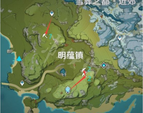 《原神攻略》黑鐵礦如何快速採集？2.6版本黑鐵礦採集路線推薦