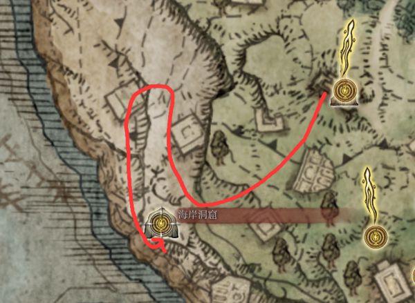《艾爾登法環》所有洞窟、墓地與坑道位置路線圖