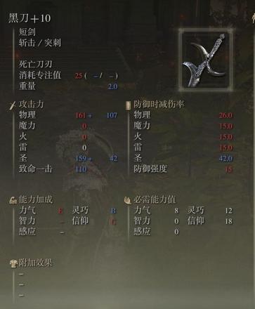 《艾爾登法環》強力武器+10屬性一覽