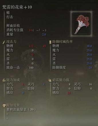 《艾爾登法環》強力武器+10屬性一覽