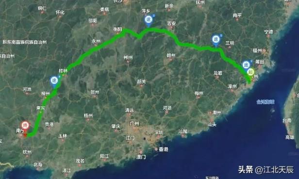 泉南高速公路全程图(泉南高速公路途径省市一览）