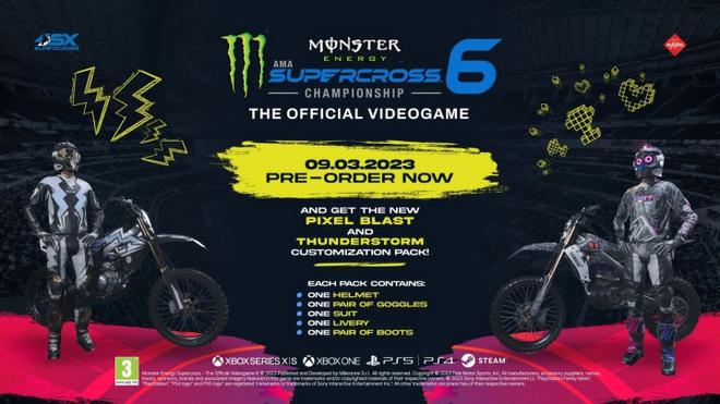 《Supercross 6》PS版发售日决定！将于3月9日正式推出！