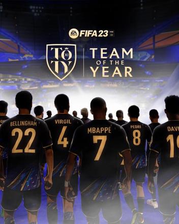 EA Sports《FIFA 23》年度最佳球队票选现已展开，让粉丝为2022年表现最佳的球员们加冕