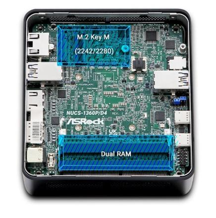 《华擎NUC BOX 迷你主机》搭载英特尔 i7-1360P 处理器