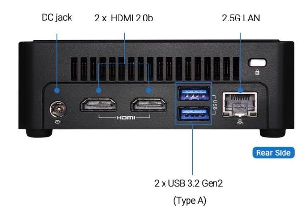 《华擎NUC BOX 迷你主机》搭载英特尔 i7-1360P 处理器