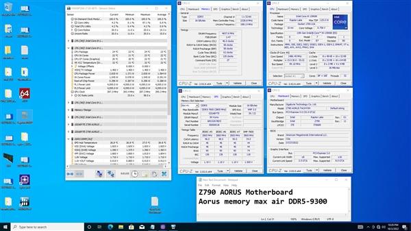 技嘉主板一键DDR5内存超到9300MHz！