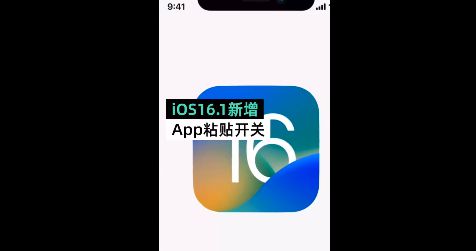 苹果iOS16.1新增App粘贴开关