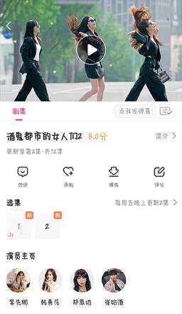 《酒鬼都市女人们2》一周更新几集以及每周几更新