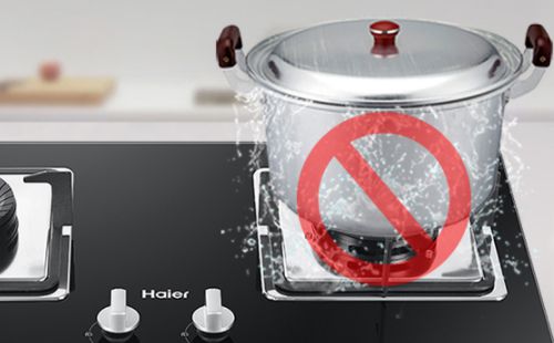 海尔燃气灶进水处理方法\海尔燃气灶进水了会引发危险吗