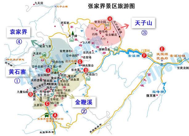 张家界天子山线路