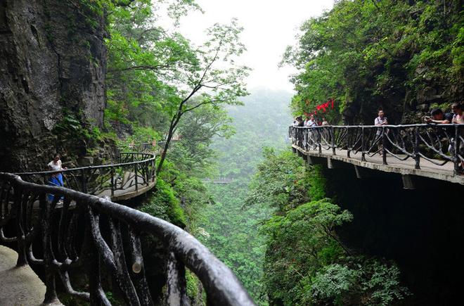 张家界旅游线路图