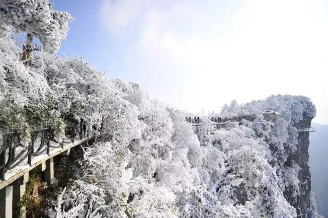 张家界冬天下雪吗