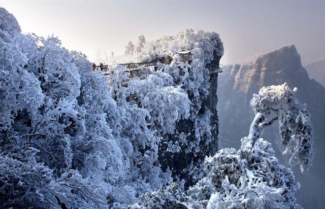 张家界冬天下雪吗