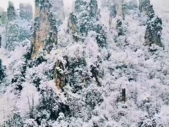 张家界冬天下雪吗