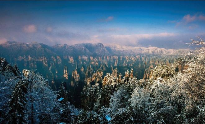 张家界冬天下雪吗