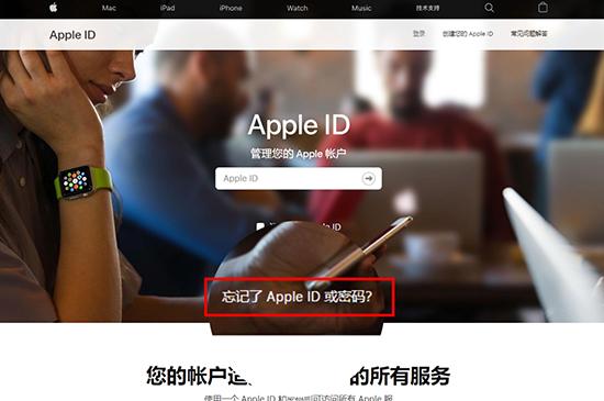 apple id密码忘了怎么办