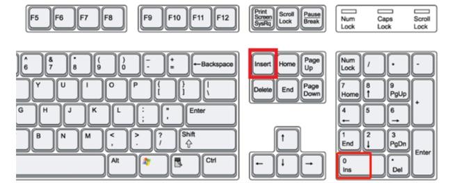 lnsert键盘是什么意思
