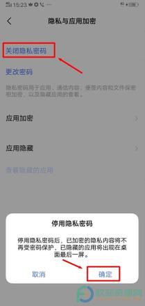 怎么解除vivo手机的隐私安全设置