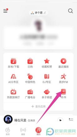 手机网易云音乐怎么听书