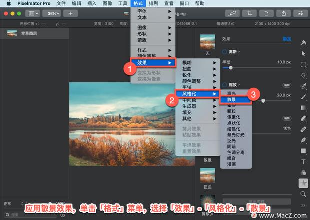 Pixelmator Pro?教程「133」，如何在 Pixelmator Pro?中应用?散景效果？