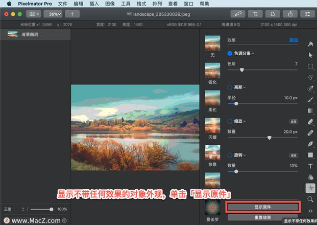 Pixelmator Pro?教程「140」，如何在 Pixelmator Pro?中应用?色调分离效果？